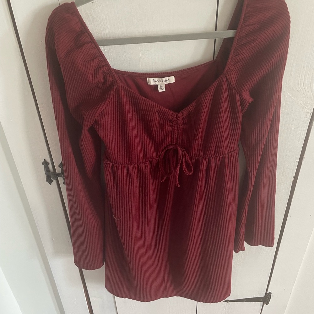 Women's Burgundy Dress